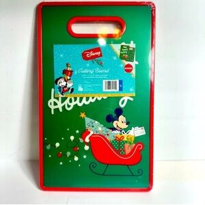 3 for $15 SALE Mickey Mouse Happy Holidays Christmas Cutting Board Reversible